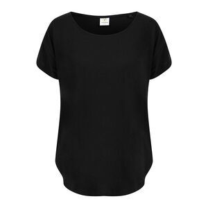Tombo Womens/Ladies Scoop Neck / Black